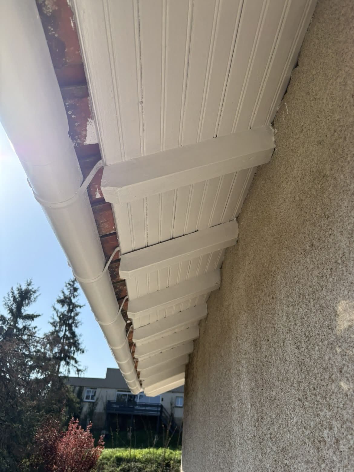Avant après peinture façade extérieure