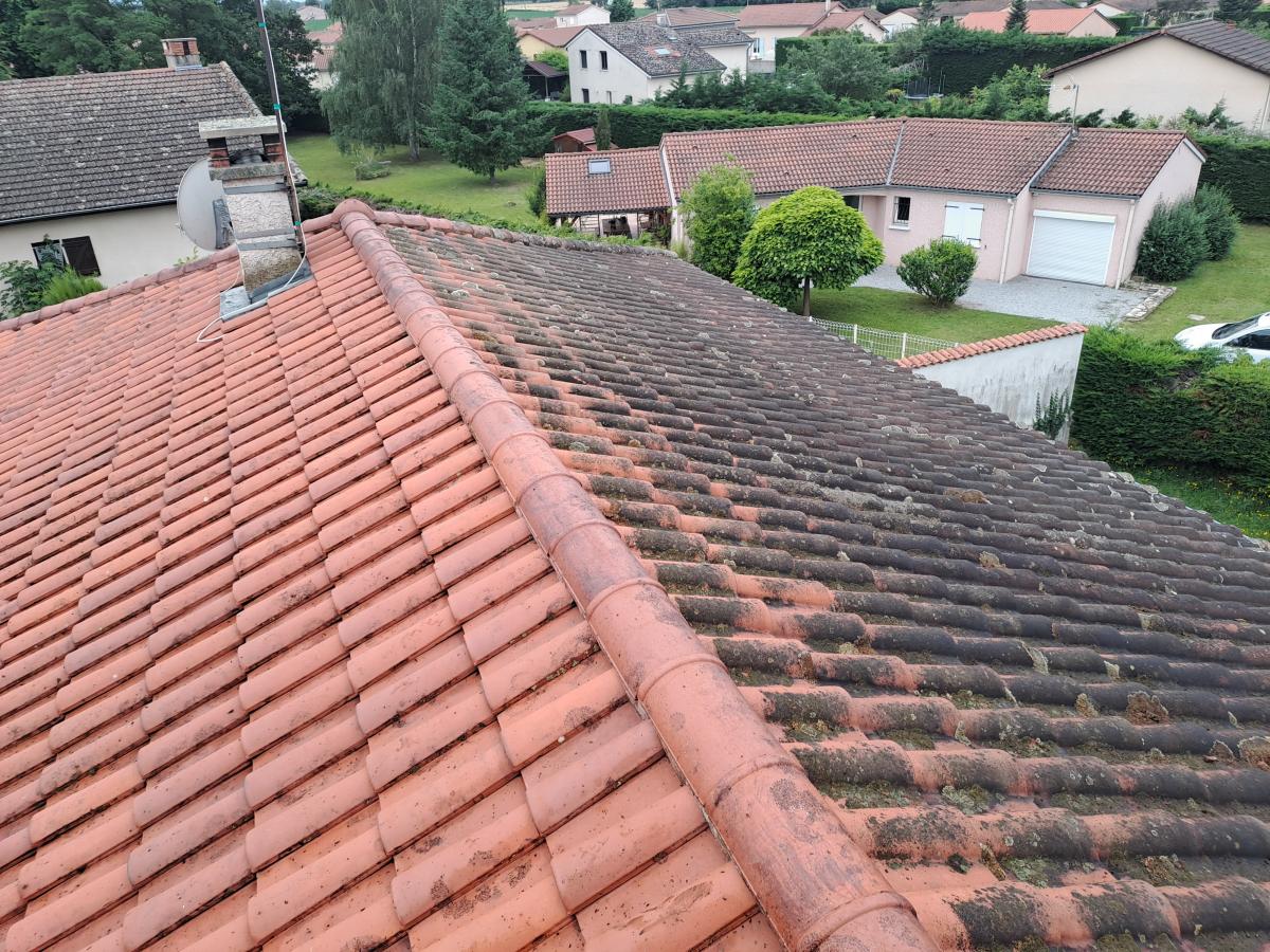 Démoussage toiture Corrèze